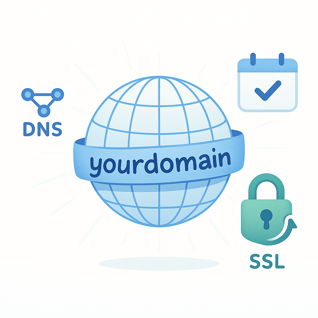 Domain Registration, DNS & SSL