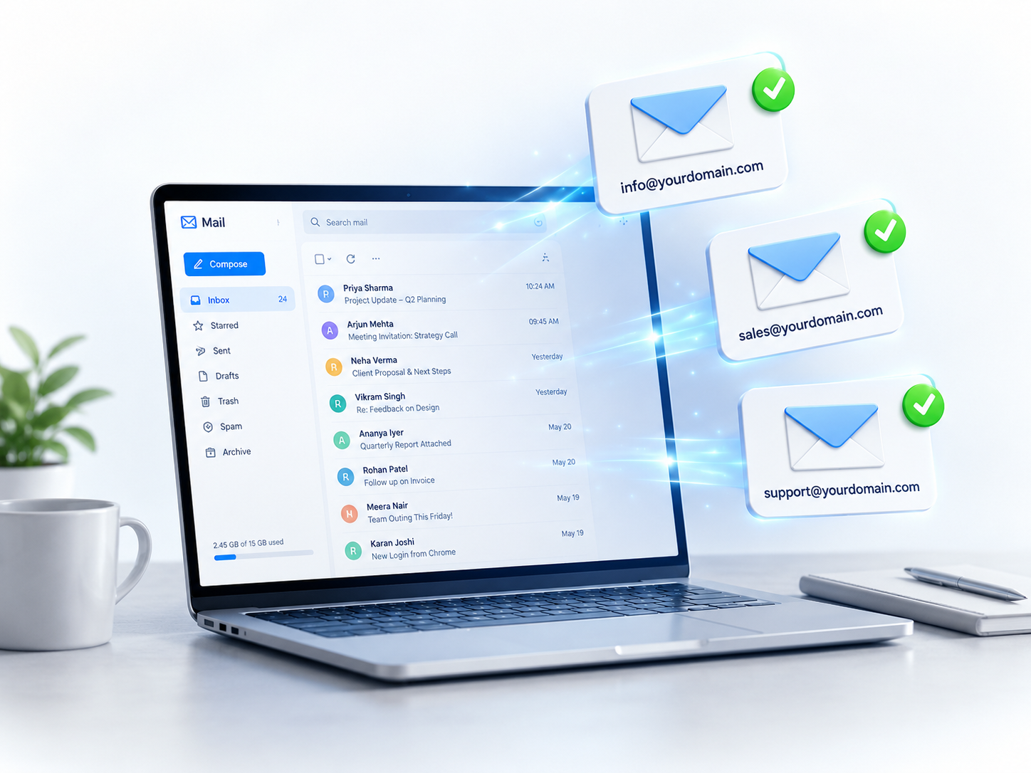 Custom-Domain Business Email