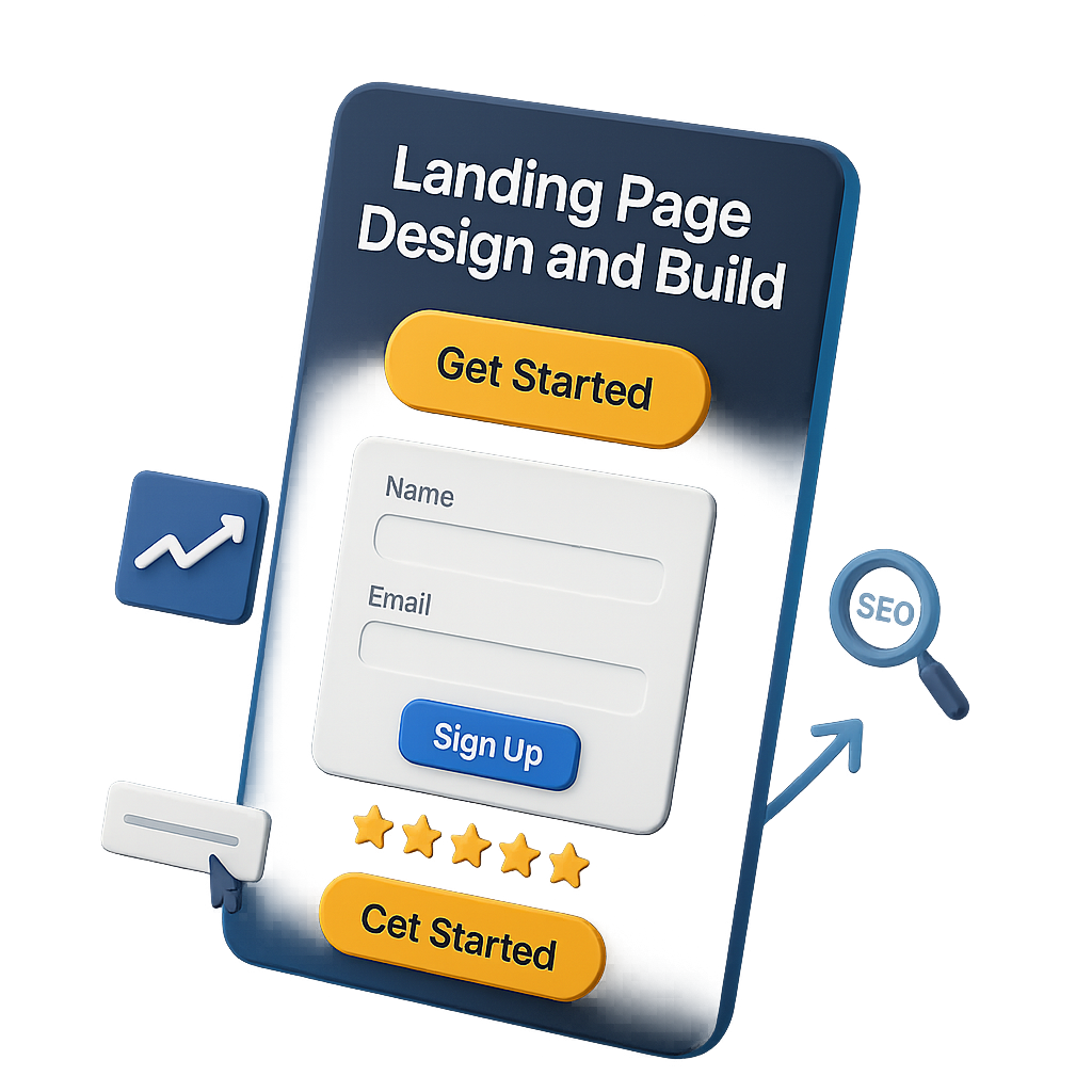 Landing Page Design and Build