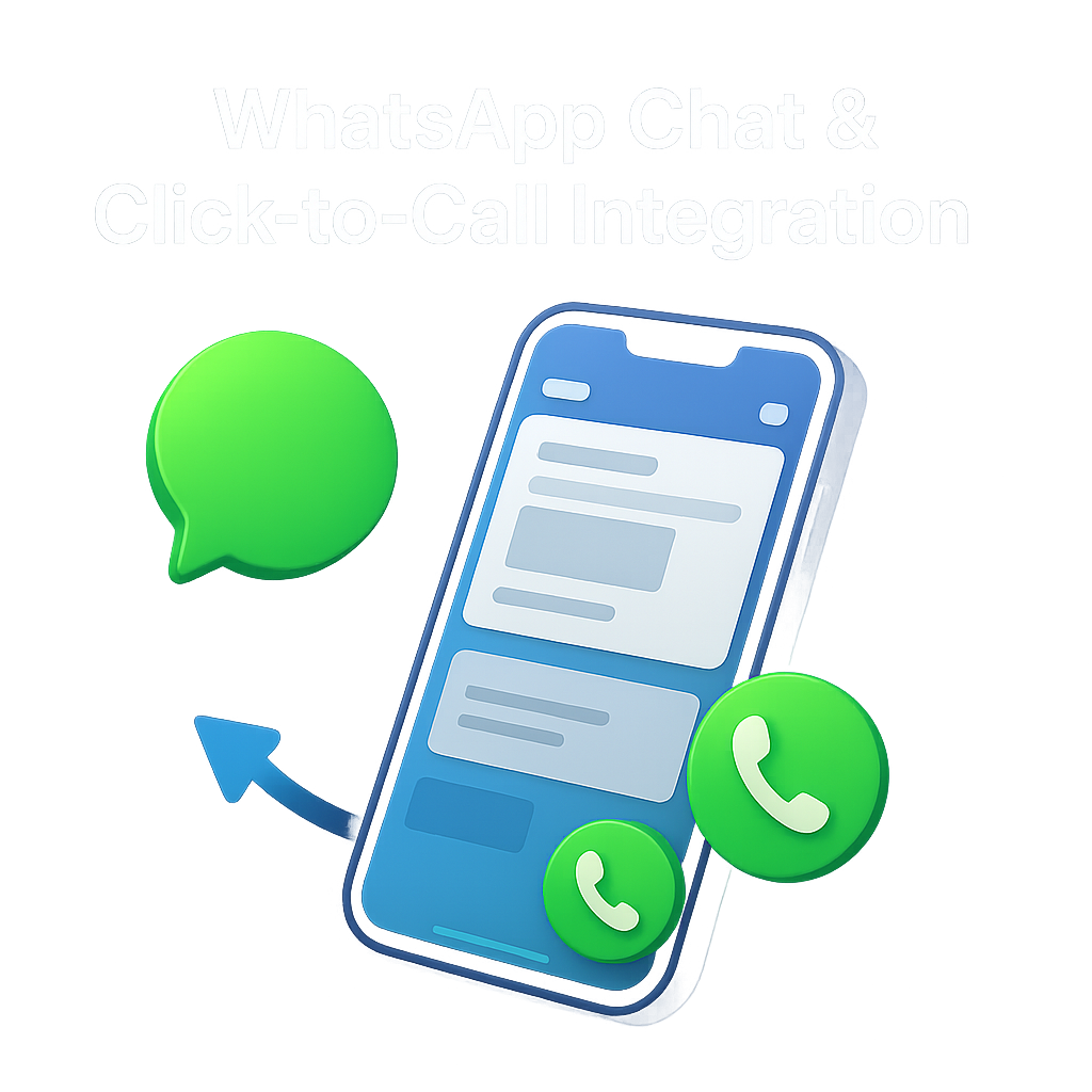 WhatsApp Chat and Click-to-Call Integration